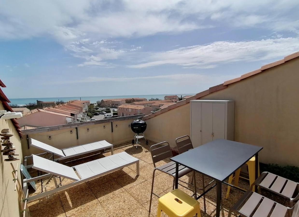 Duplex Terrasse Vue Mer Acces Plage Et Piscine... Фронтиньян Экстерьер фото